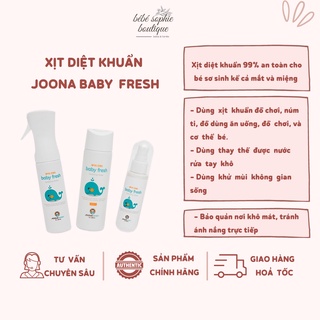Xịt Diệt Khuẩn Khử Mùi Baby Fresh - JOONA BABY - Baby Fresh Santinizing And Deodorizing Spray