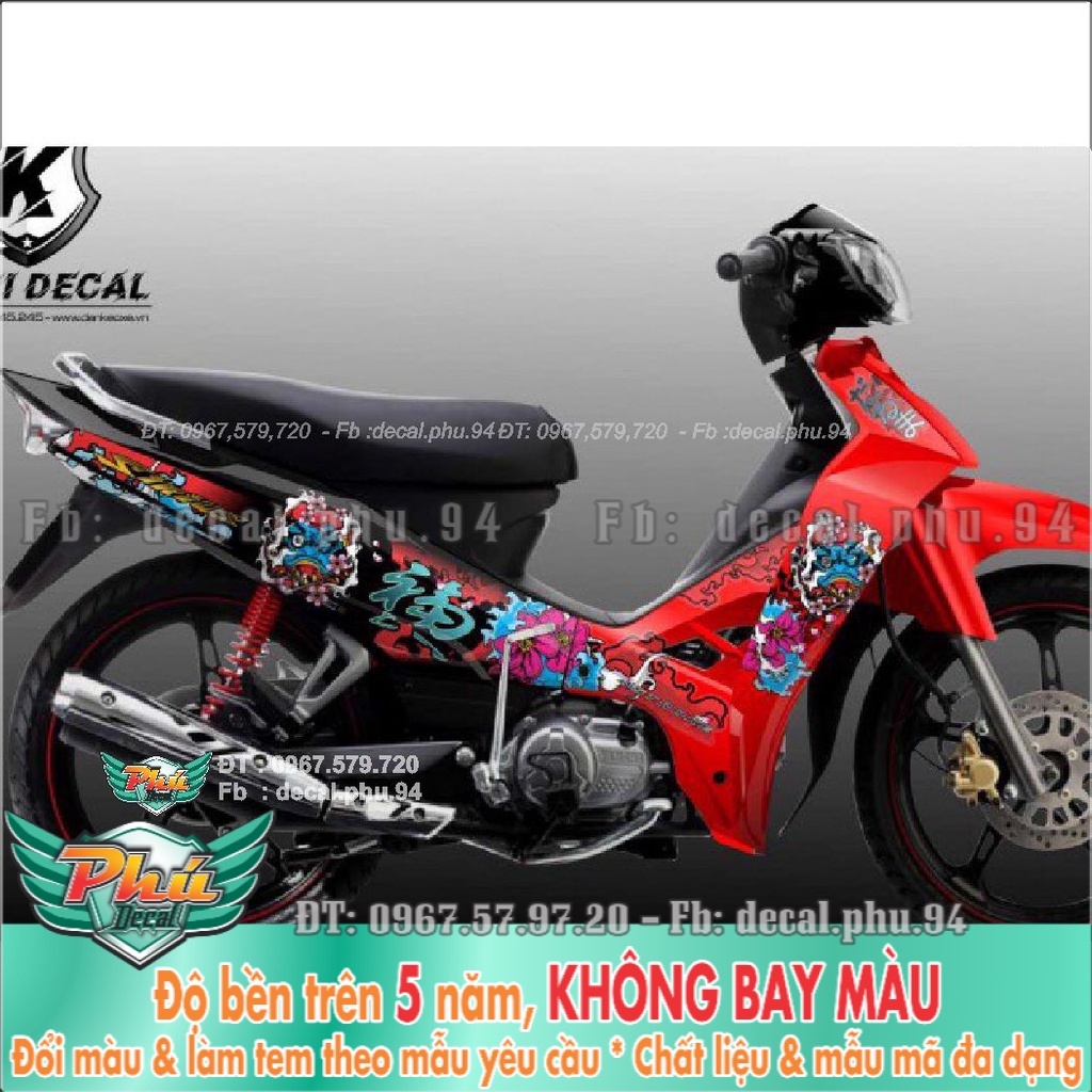 Tem Rời Sirius đỏ đen mặt quỷ (K) -1