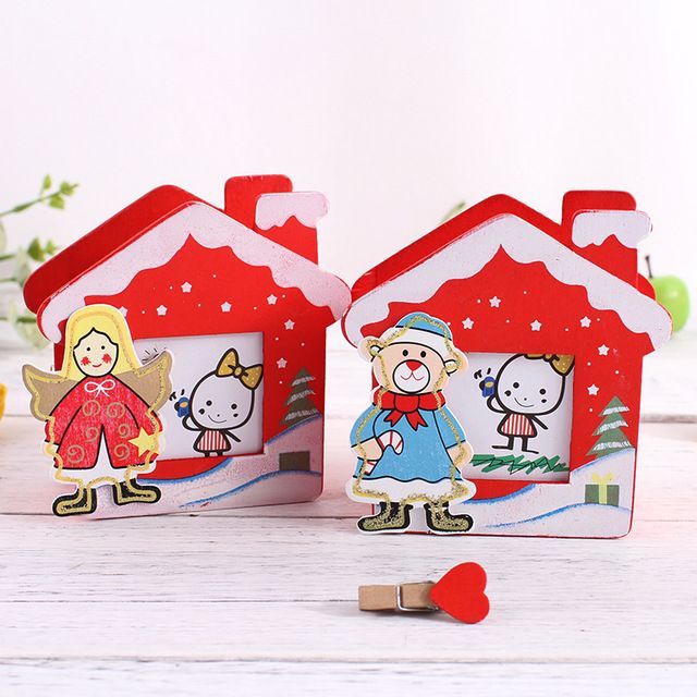 Ống cắm bút gỗ để bàn hình noel cute dễ thương giá rẻ cho bé NATO HB05