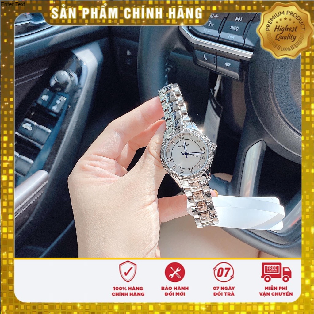 Đồng Hồ nữ Bulova Classic Quartz Crystal 96L265
