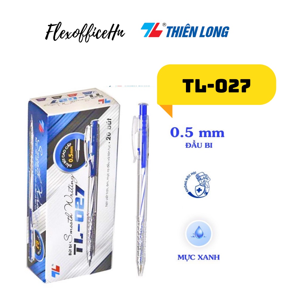 Hộp 20 Bút Bi Thiên Long TL-027