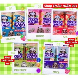 Bánh Gấu HELLO PANDA meiji 50g (Vị Dâu, Vị Kem Sữa, Vị SôCôla)