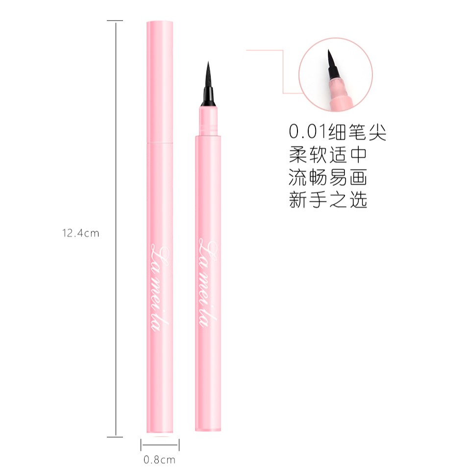 Bút kẻ mắt Lameila Nét Đậm Vỏ Hồng Chống Nước Hàng Nội Địa Trung | BigBuy360 - bigbuy360.vn