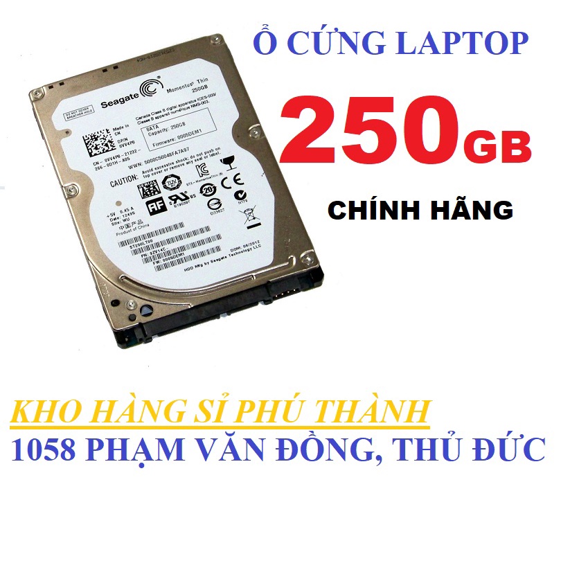 Ổ cứng laptop 250gb HDD chính hãng zin tháo máy 2.5'' SATA III