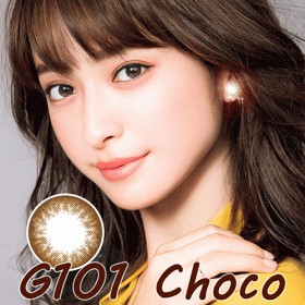 Kính áp trong G101 Choco có độ Hàn Quốc ( 0.00 ~ 8.00)