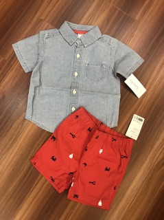 Sỉ bộ bé trai carter
