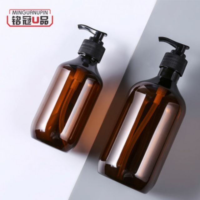 Chai Nhựa Pet Xịt Vòi Nhấn 300ML/500ML - Chai Đựng Dầu Gội, Sữa Tắm, Nước Rửa Tay, Nước Rửa Chén- Chai Chiết Mỹ Phẩm SU2