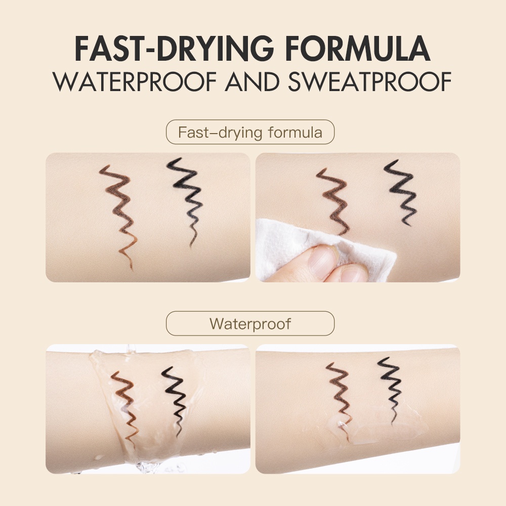 Bút kẻ mắt dạng lỏng WOSADO lâu trôi thanh mảnh không lem sắc nét chống nước