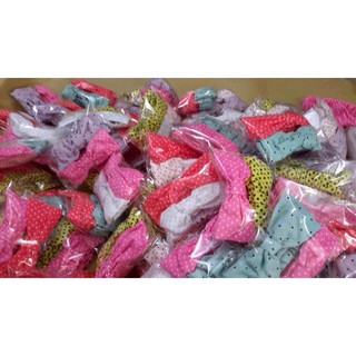 Combo 100 băng đô nơ rửa mặt,trang điểm nơ