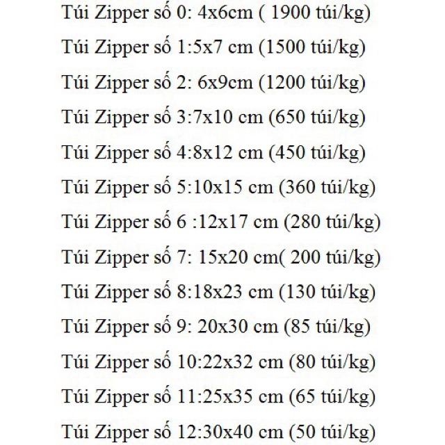Túi zip chỉ đỏ