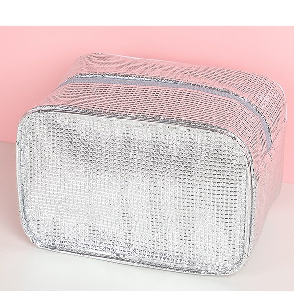 Túi đựng cơm cỡ lớn Family cao cấp có 4 lớp lót cách nhiệt, chống thấm, túi đựng thức ăn giữ nhiệt size 28x19x19cm