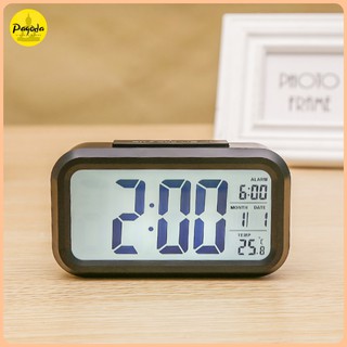 Đồng hồ báo thức để bàn cảm biến nhiệt độ, ánh sáng ban đêm => Follow shop nhận mã giảm giá