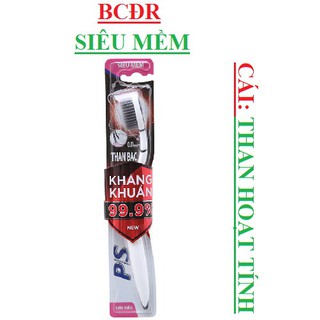 bàn chải đánh răng than hoạt tính PS siêu mềm kháng khuẩn