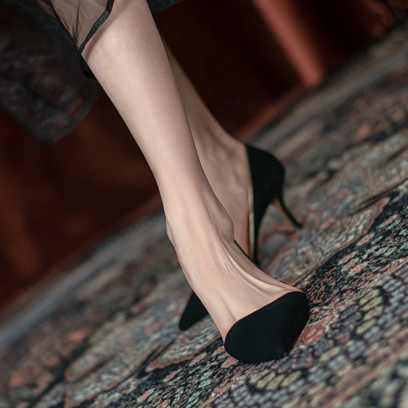 Giày Cao Gót Mũi Nhọn Thiết Kế Mới Quyến Rũ Thời Trang Theo Phong Cách Pháp Cho Nữ