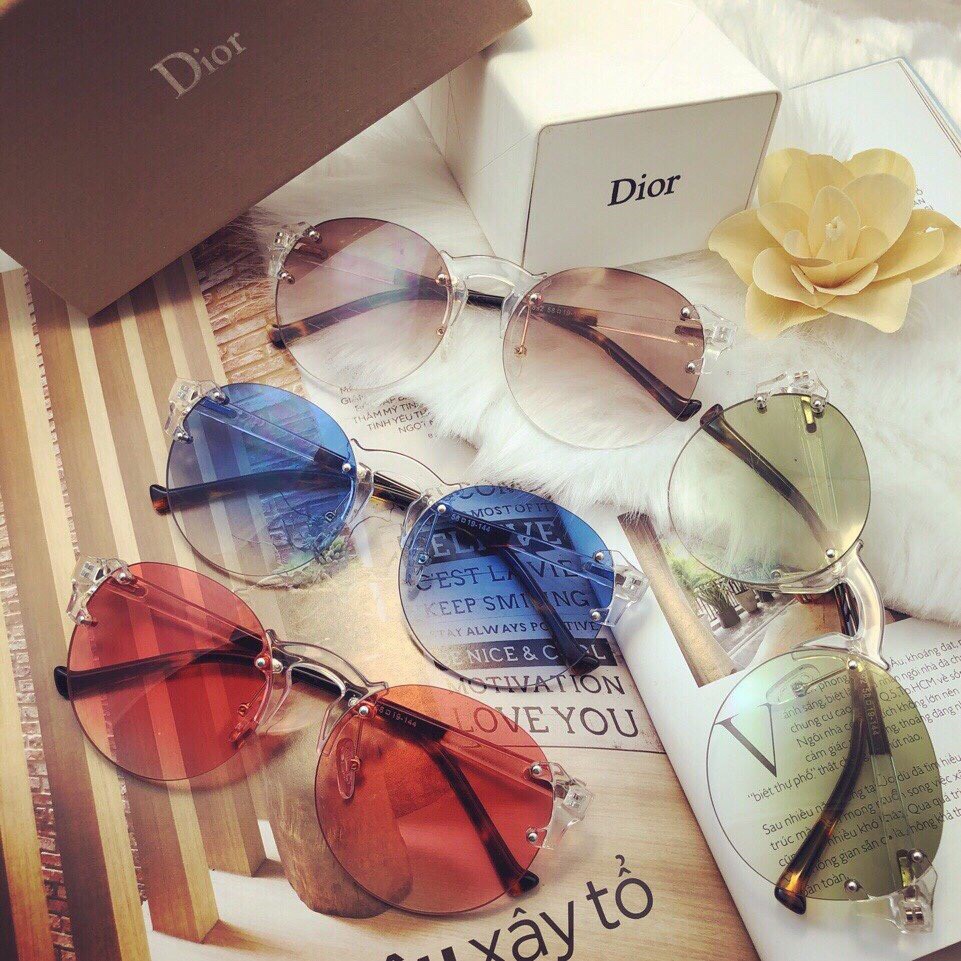 Mắt kính xi ốc hot trend thời trang❤️FREESHIP❤️gọng kính mát nữ ulzzang cao cấp AH424 | BigBuy360 - bigbuy360.vn