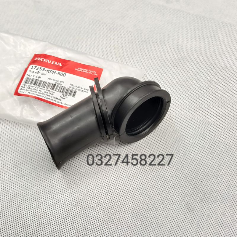 Ống dẫn khí, cổ hút bao tử lọc gió xe FUTURE NEO, X 125...zin honda