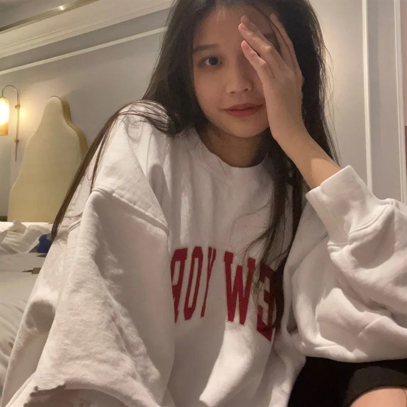 Áo Sweater Dài Tay Dáng Rộng Thời Trang Retro Hàn Quốc Dành Cho Nữ