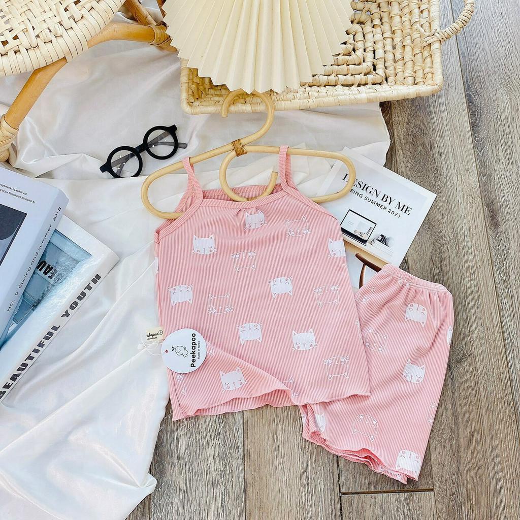 Bộ 2 dây tăm lạnh họa tiết bé gái.