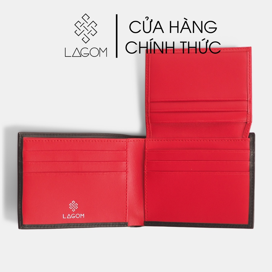 Ví Nam Da Thật LAGOM Compact Wallet phối màu