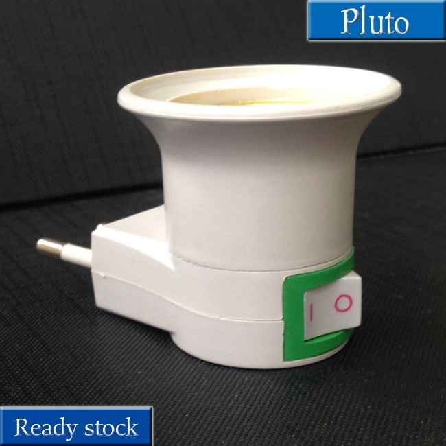 Đui đèn ổ cắm E27 tích hợp công tắc thiết kế cao cấp