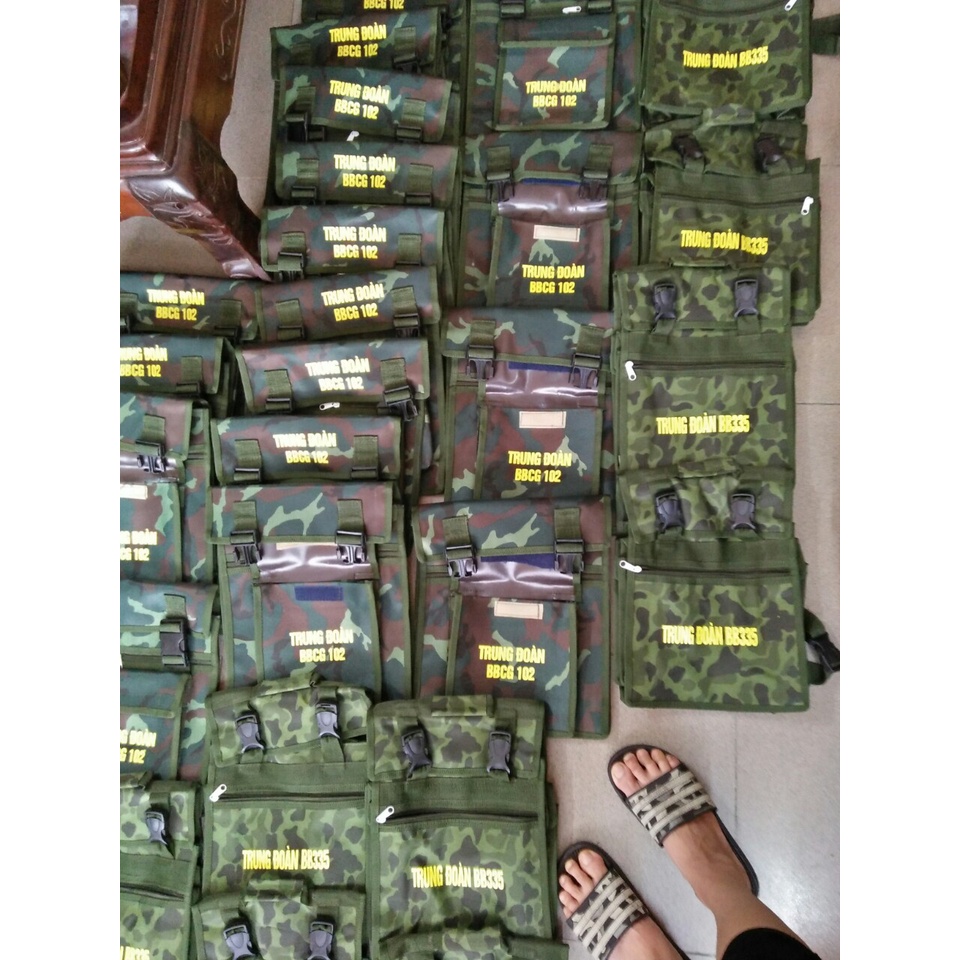 Túi chiến thuật rằn ri đi hành quân, dã ngoại, thao trường cho bộ đôi mẫu mới 2020