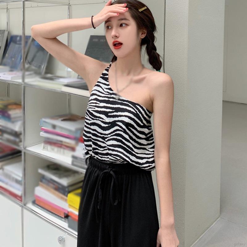 Set áo ngắn họa tiết sọc ngựa vằn kèm áo khoác ngoài tay dài thời trang nữ