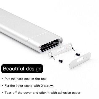 [Ready] hard disk  M.2 Solid State Drive Box NVME M.2 NGFF Type-C 3.1 Exterior Display Typec Modified Mobile PCIE High Spee ITO