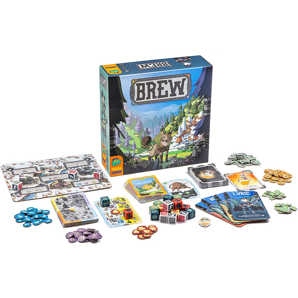 Trò chơi board game chiến thuật - lắc xí ngầu Brew dành cho 2-4 người chính hãng