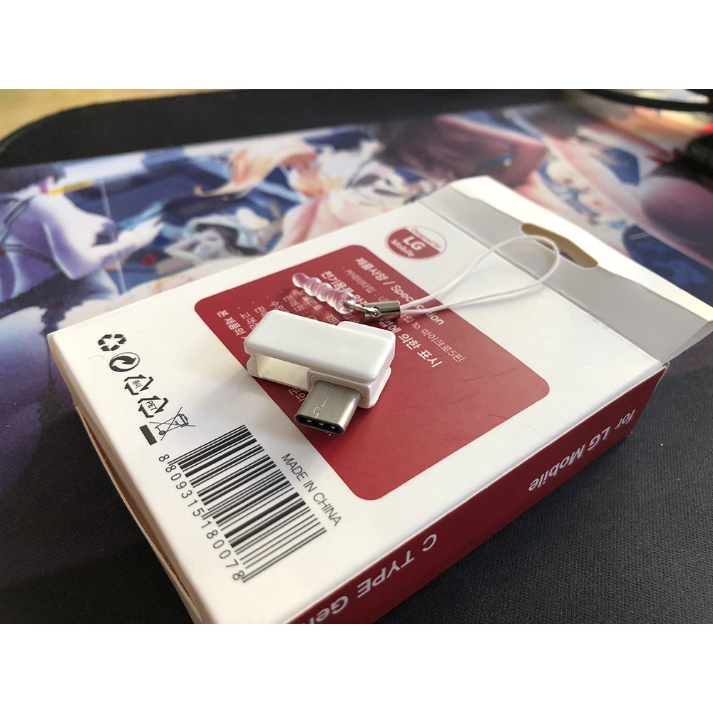 Đầu chuyển Type-C to Micro USB chính hãng LG