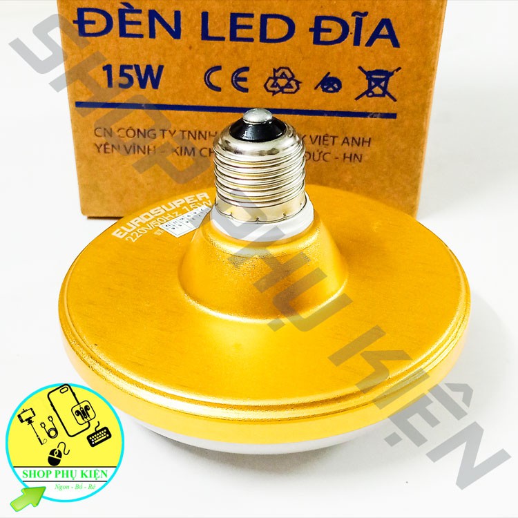 Đèn Led Đĩa Euro Super 15W