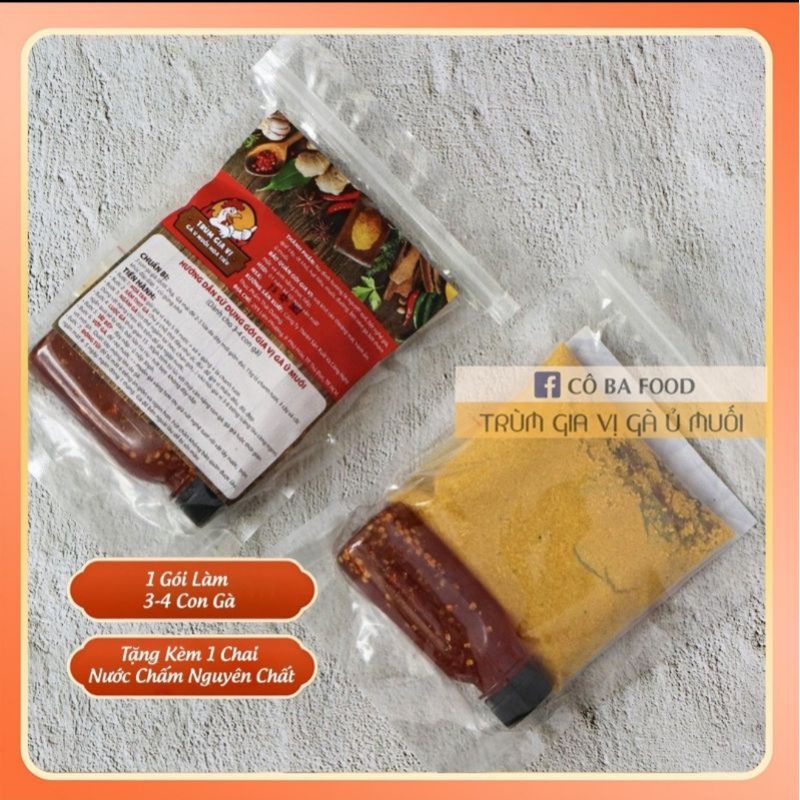 Gia vị làm gà ủ muối siêu ngon tại nhà