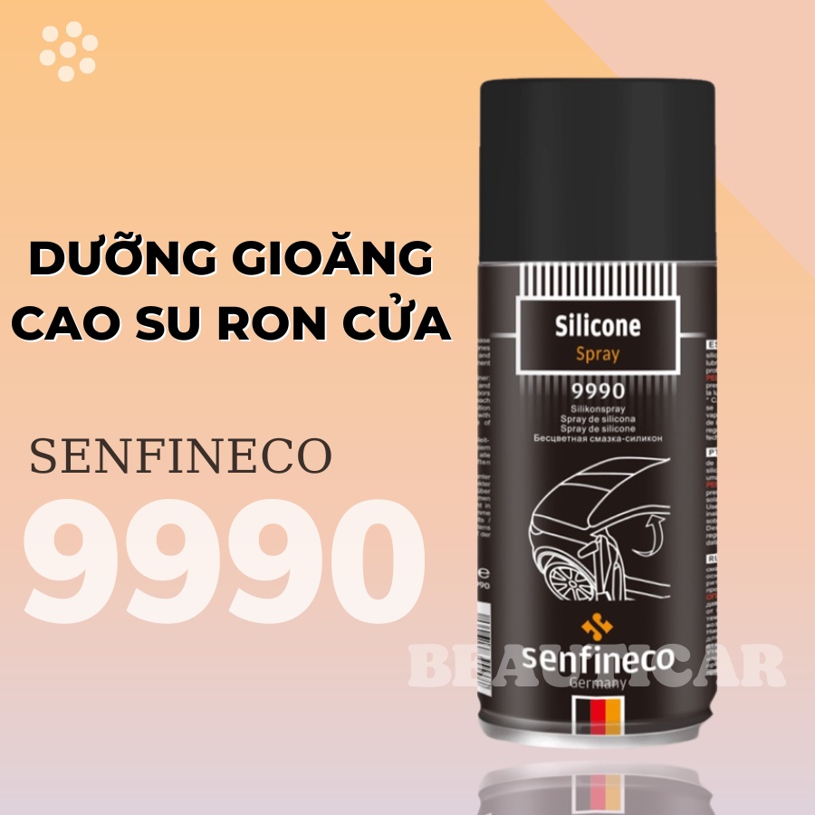 Dưỡng gioăng cao su  Senfineco, phục hồi ron cao su cửa ô tô từ Đức làm kín bảo vệ gioăng cửa hiệu quả