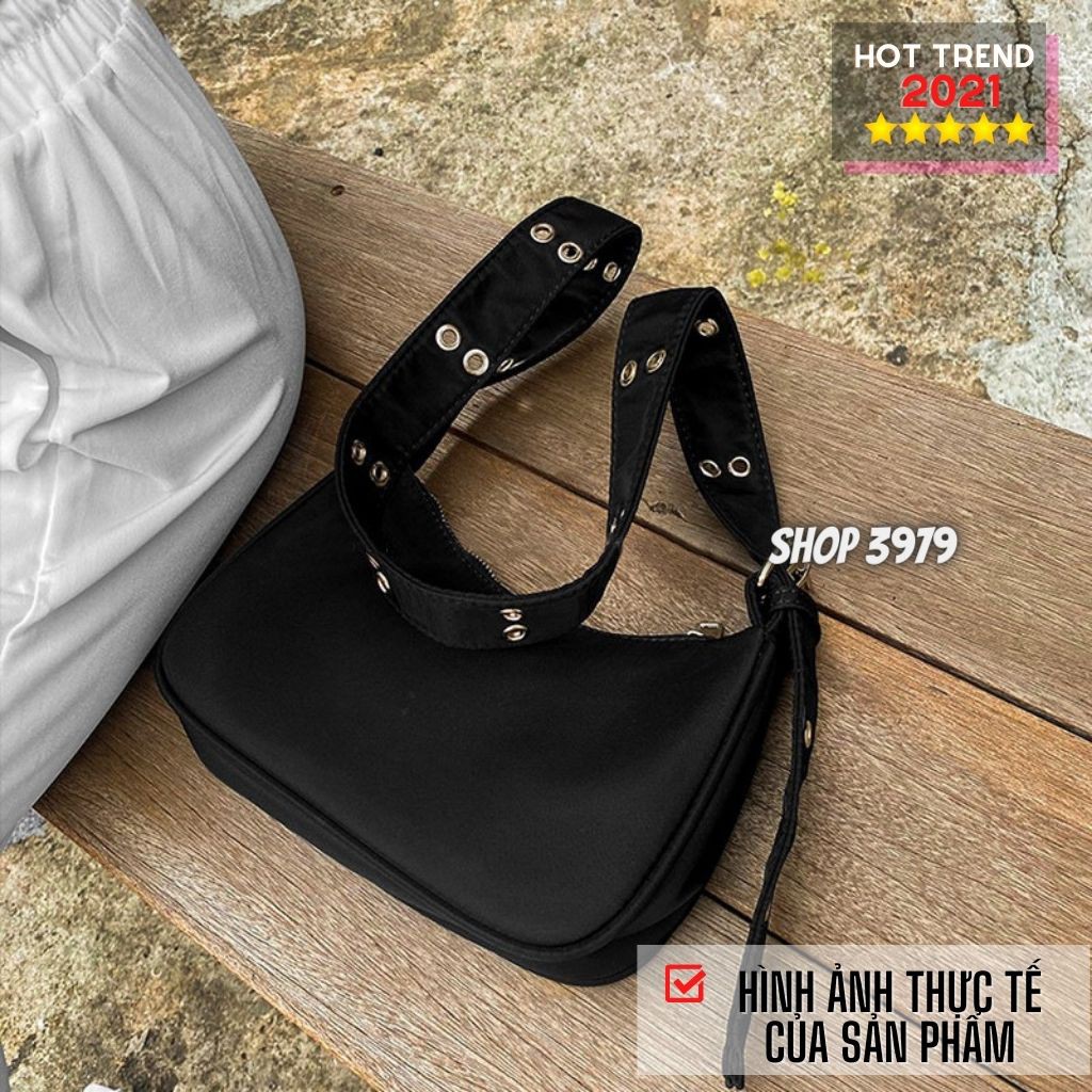 Túi Đeo Chéo Nữ Vải Chống Nước Hàng Xịn Quảng Châu Kẹp Nách Xách Vai Tote Unisex Mini Thời Trang | BigBuy360 - bigbuy360.vn