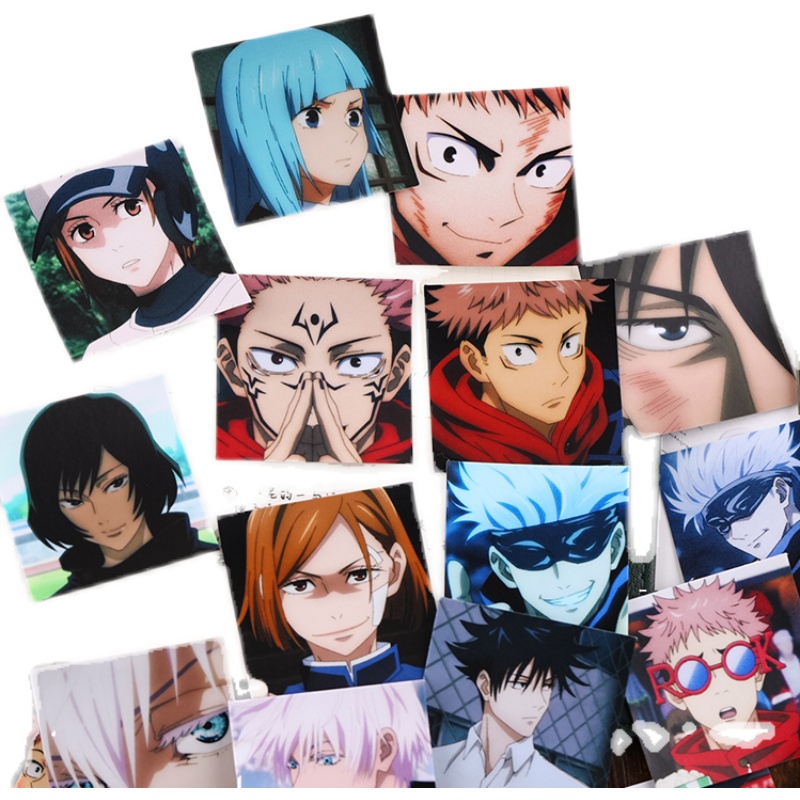 50Pcs/Set ❤ Jujutsu Kaisen . Head Portraits Mini Diary Manual Stickers ❤ DIY Fashion Scrapbooks Album Decor Decals Stickers（Size: 2~3cm）