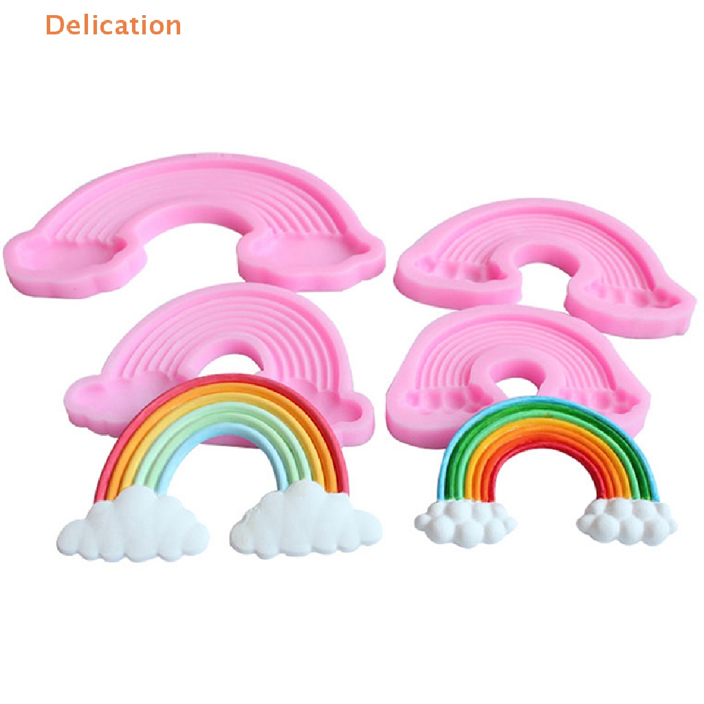 Khuôn silicone Tạo Hình Đám Mây Mưa Trang Trí Bánh DIY