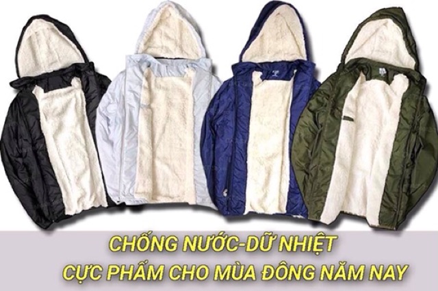 Áo khoác nam lót lông,áo khoác lót lông cừu chống nước | BigBuy360 - bigbuy360.vn