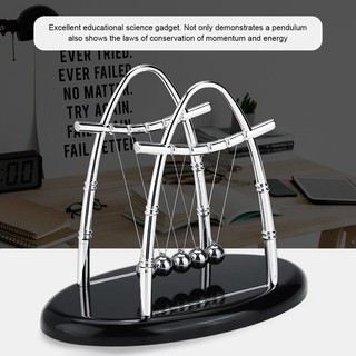 Của Newton Đế Cân Bằng Thép Không Gỉ Bóng Vật Lý Học Con Lắc Đồ Trang Trí Bàn Đồ Chơi-168-OXUI2