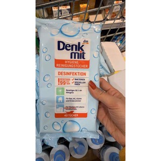 KHĂN GIẤY ƯỚT KHỬ TRÙNG DENKMIT