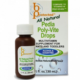 Thực Phẩm Bổ Sung Vitamin Cho Trẻ Biếng Ăn, Giúp Tăng Cân Khỏe Mạnh Pedia Poly-Vite Drops (Chai 30ml)  ( HSD1/ 2022)