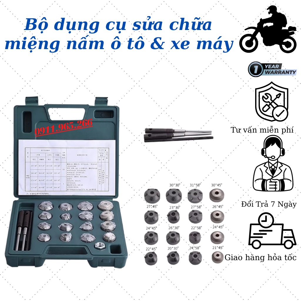 Bộ Dụng Cụ Làm Miệng Nấm Supap