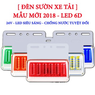 Bộ 02 Đèn Sườn LED 6D Chống Nước, Chống Va Đập