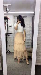 Áo cổ tiểu thư tay phồng