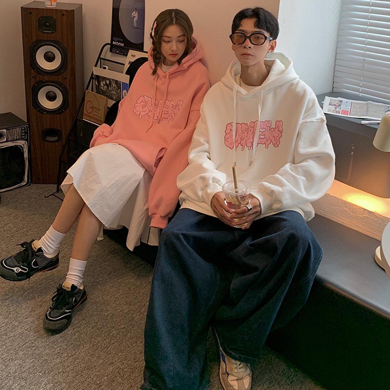 Áo hoodie cotton Dáng Rộng Có Túi In Hình kangaroo Thời Trang Mùa Thu Chất Lượng Cao Dành Cho Nam Nữ