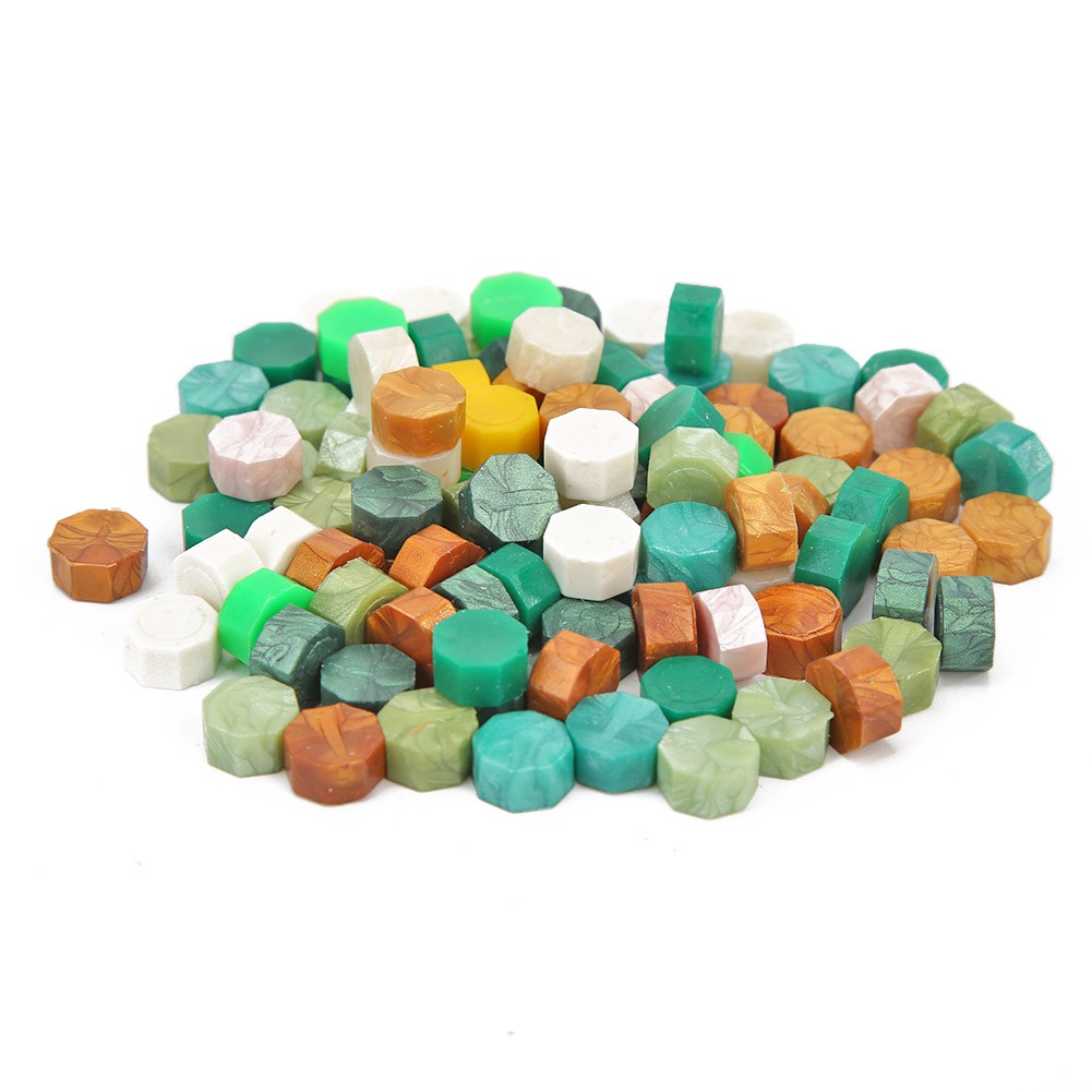 Set 30/100 Hạt Sáp Niêm Phong Thư Phong Cách Vintage Độc Đáo