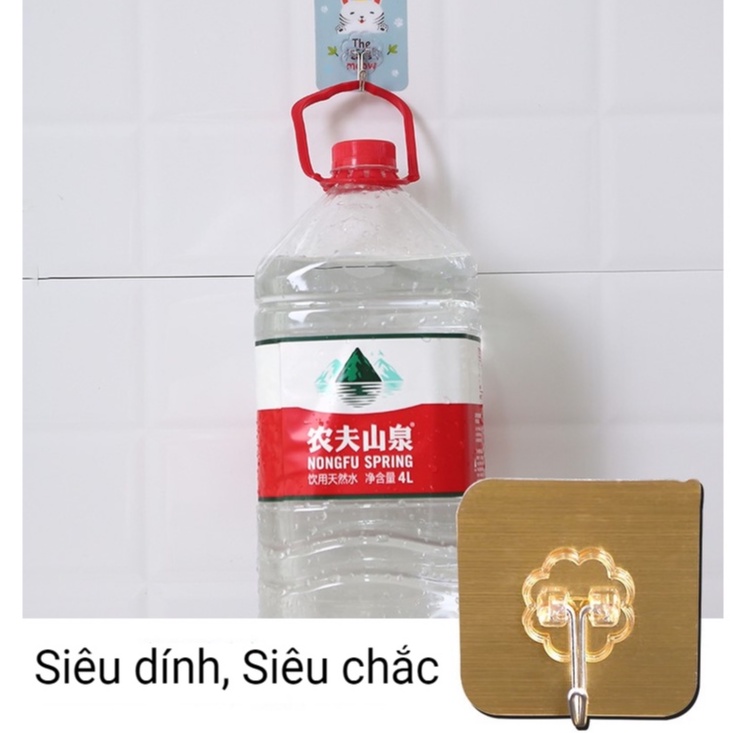 Móc Treo Đồ Dính Tường Chịu Lực Cho Nhà Bếp Nhà Vệ Sinh Móc Dán Tường Siêu Dính, Siêu Chắc Hoạ Tiết Đáng Yêu