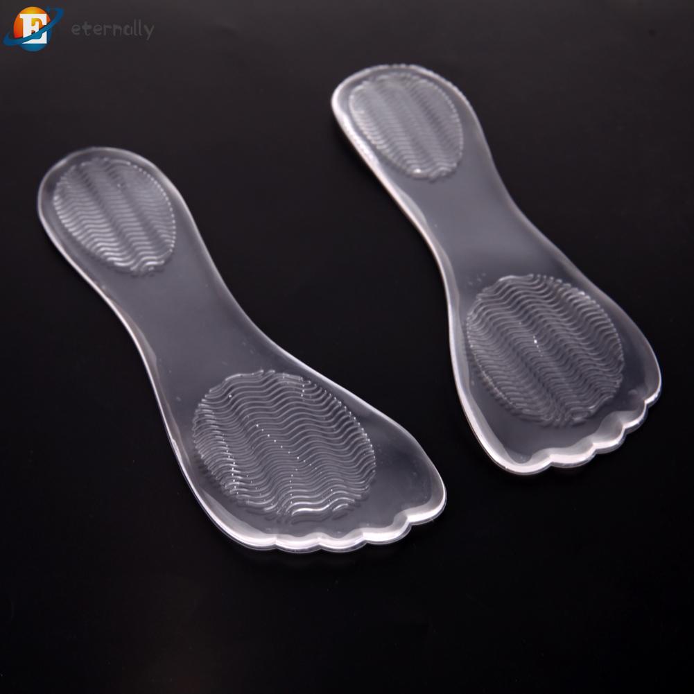 Eternally 1 Pair High Heel Silicone Gel Cushion Insole Shoe Anti Slip Foot Feet Pad