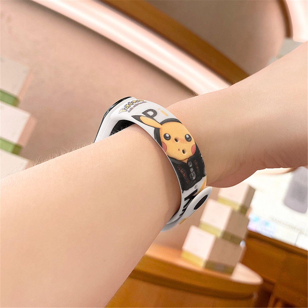 Dây Đeo Thay Thế Chống Trượt Cho Đồng Hồ Thông Minh Xiaomi Mi Band 6 5 4 3
