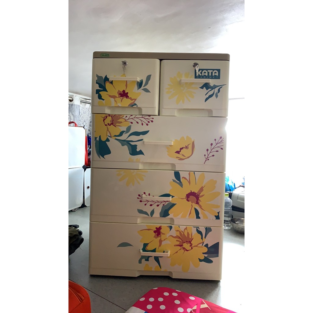 [HÀNG CÓ SẴN] Tủ nhựa KATA 4 tầng ( 60cm x 48cm x 100cm )- TẶNG BÀN XẾP HỌC SINH | BigBuy360 - bigbuy360.vn