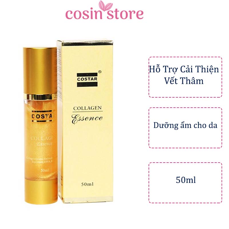 Serum tinh chất Costar Collagen Essence Collagen Tinh Chất Vàng  50ml của Úc - Hỗ trợ dưỡng da chống lão hoá