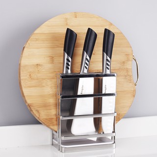 ( Hàng Cao Cấp ) Kệ Cài Dao , Giá Để Thớt INOX SUS304 Phay Xước Tấm Đặc Cực Dày Nhập Khẩu Chính Hãng